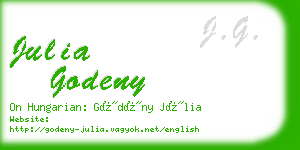 julia godeny business card